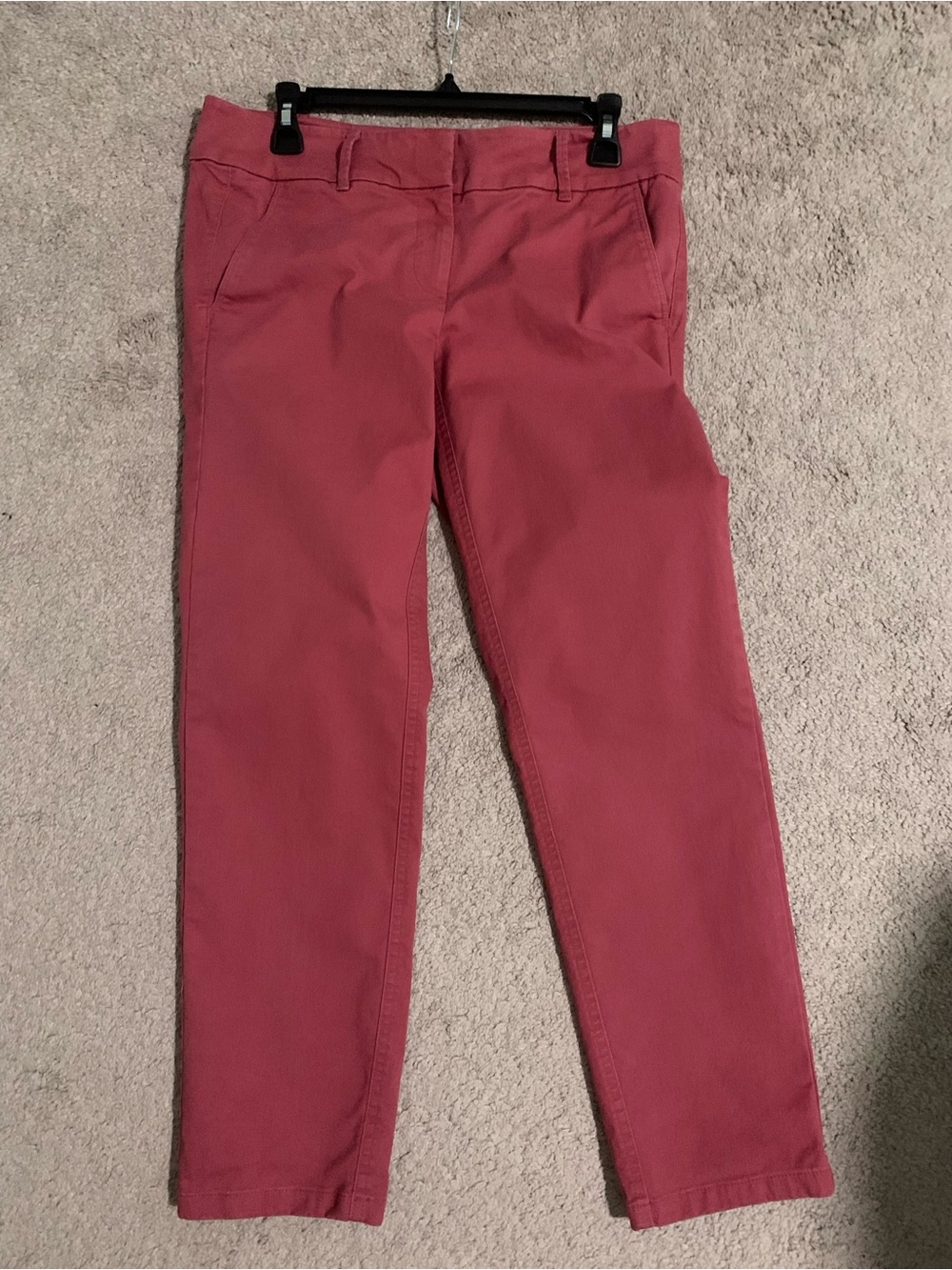 LOFT Pink Straight-Leg Pants